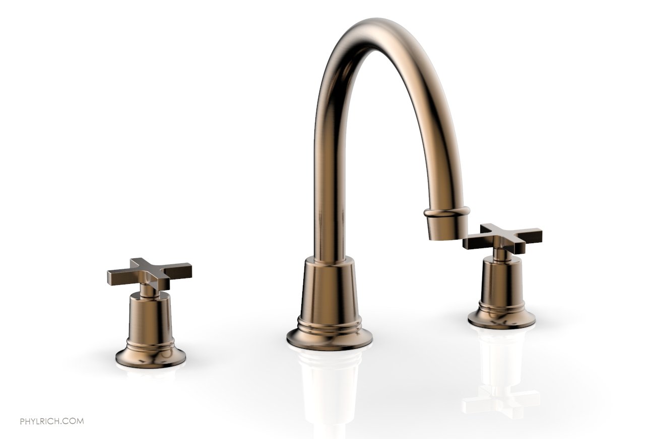 HEX MODERN Deck Tub Set - Cross Handles 501-42