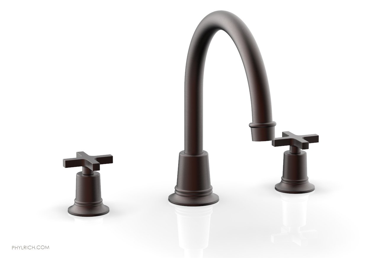 HEX MODERN Deck Tub Set - Cross Handles 501-42