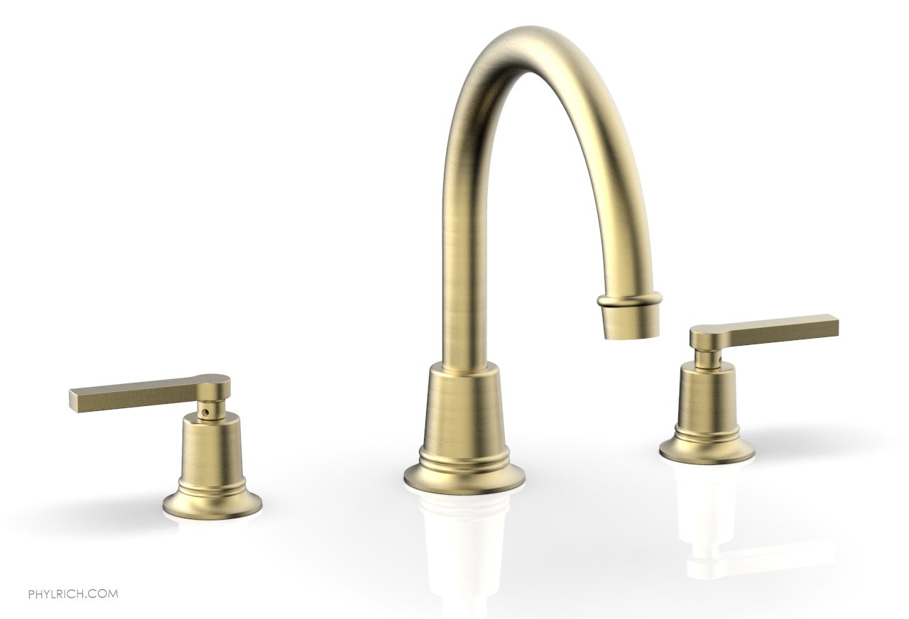 HEX MODERN Deck Tub Set - Lever Handles 501-43