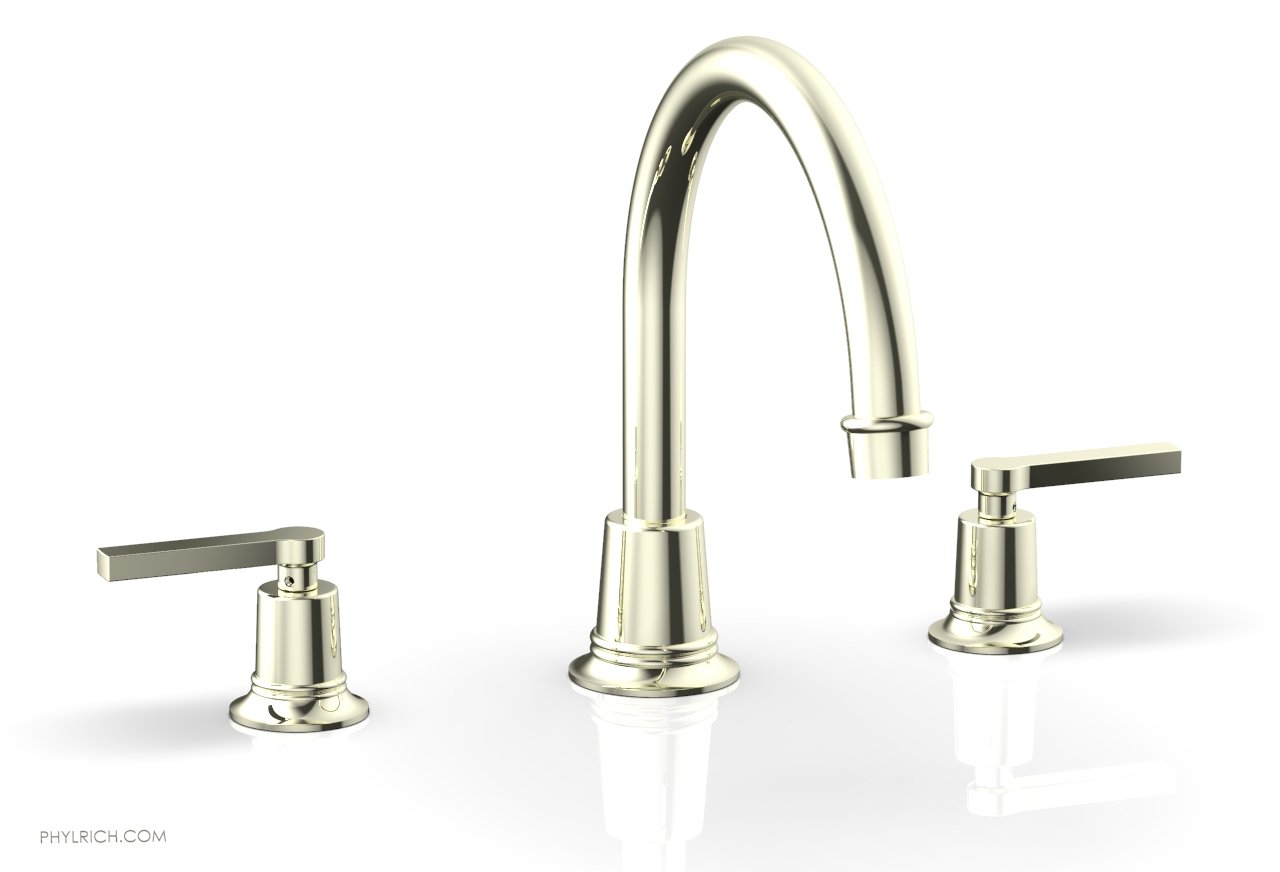 HEX MODERN Deck Tub Set - Lever Handles 501-43