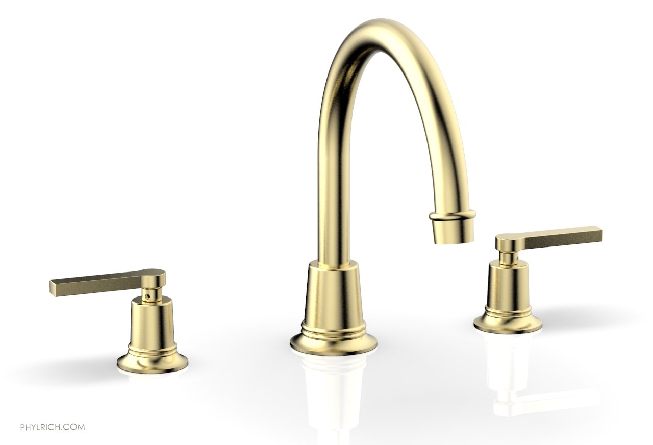 HEX MODERN Deck Tub Set - Lever Handles 501-43