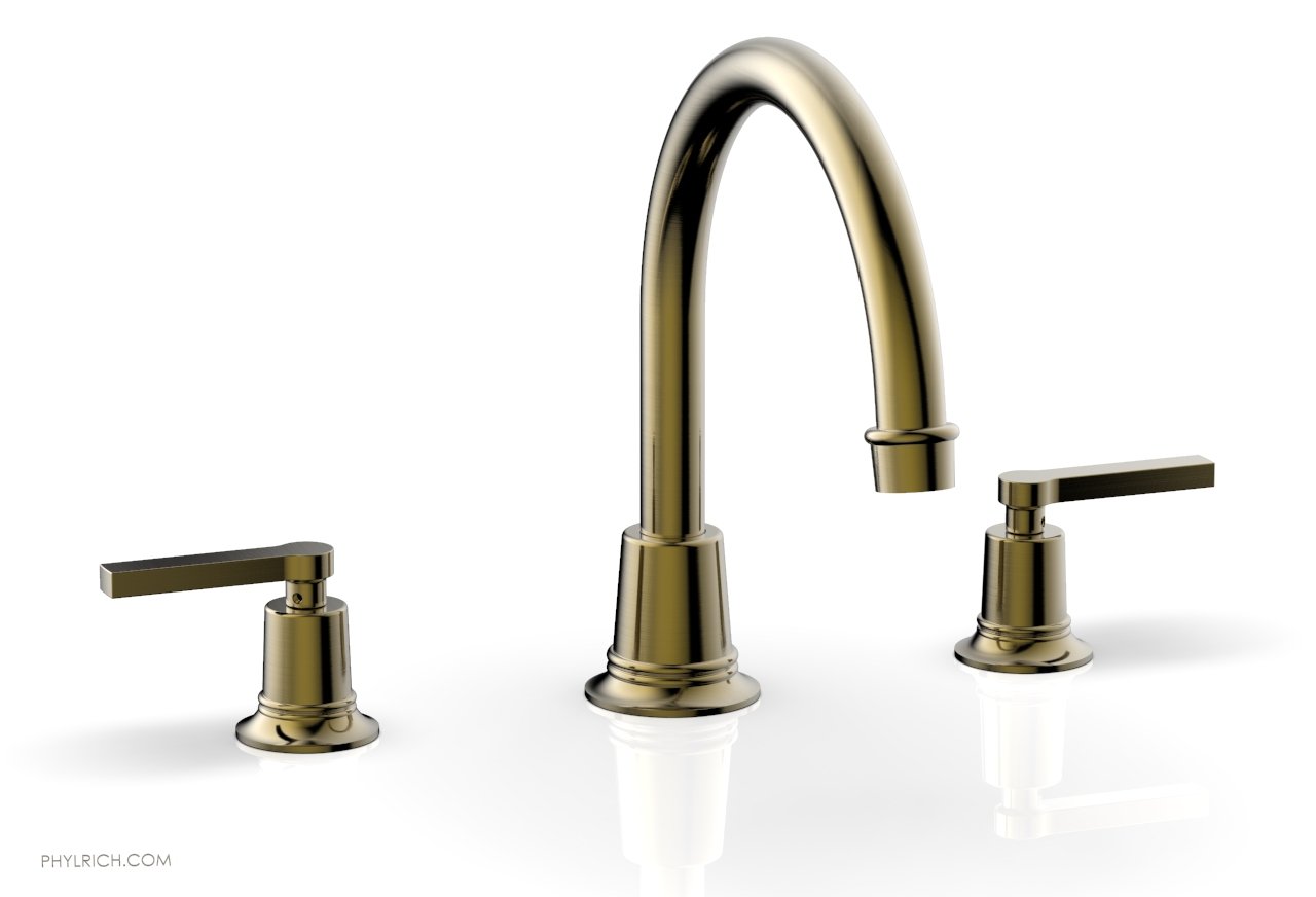 HEX MODERN Deck Tub Set - Lever Handles 501-43