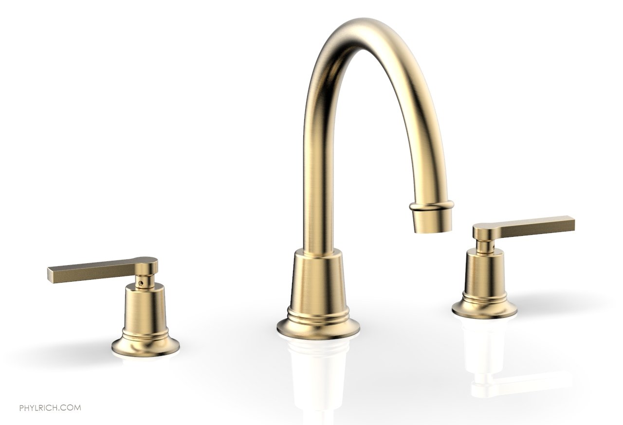 HEX MODERN Deck Tub Set - Lever Handles 501-43