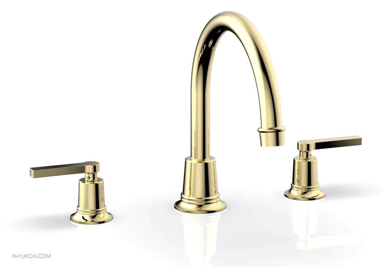 HEX MODERN Deck Tub Set - Lever Handles 501-43