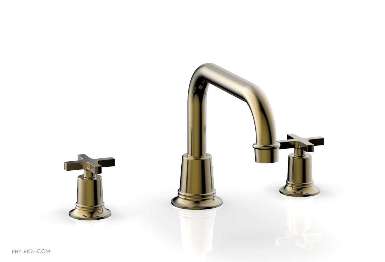 HEX MODERN Deck Tub Set - Cross Handles 501-44