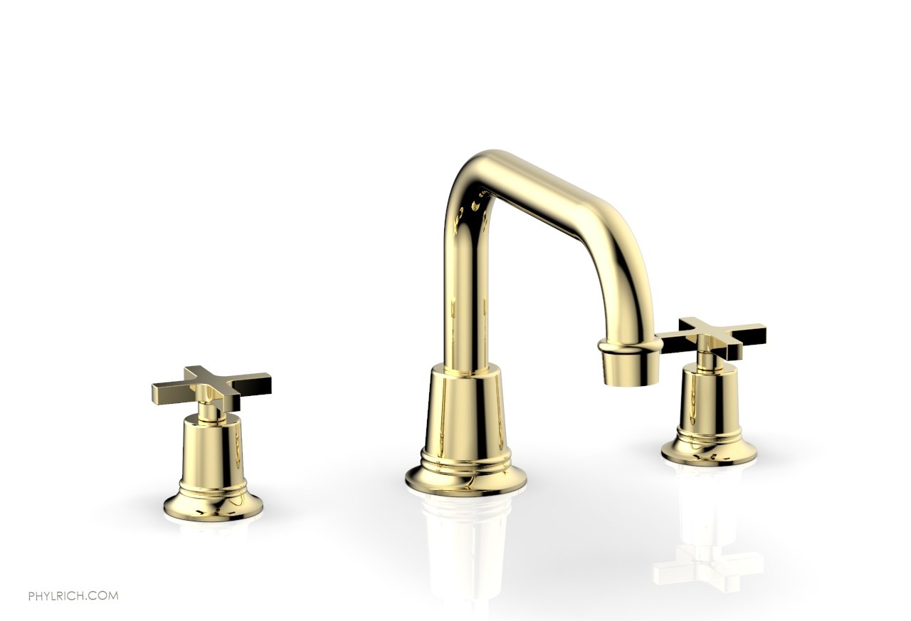 HEX MODERN Deck Tub Set - Cross Handles 501-44