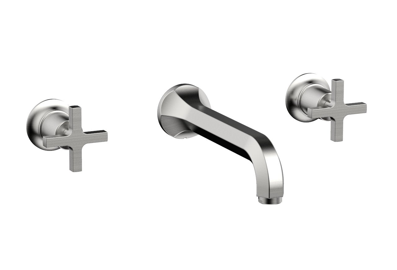 HEX MODERN Wall Tub Set - Cross Handles 501-56