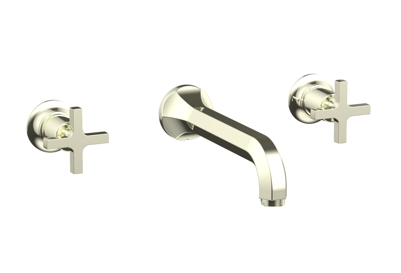 HEX MODERN Wall Tub Set - Cross Handles 501-56