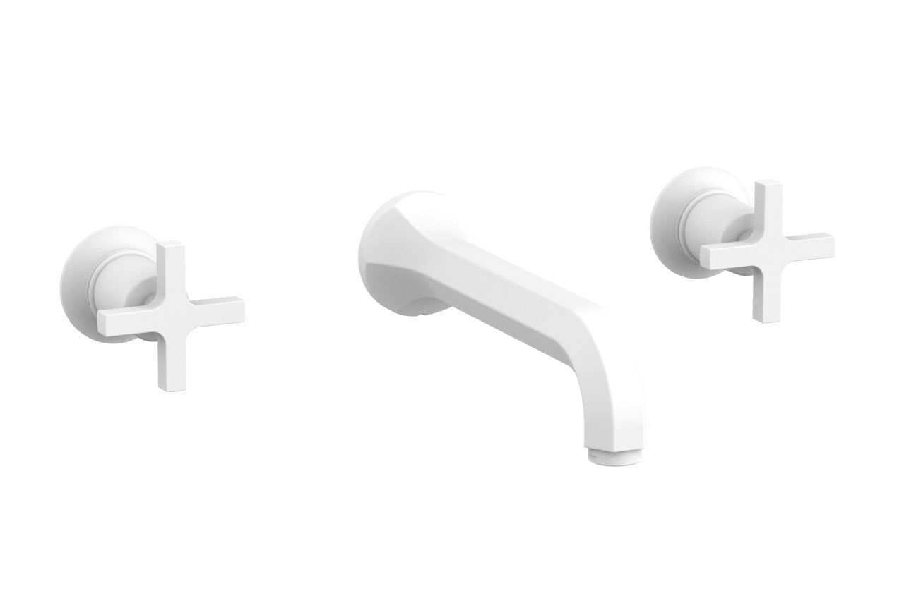 HEX MODERN Wall Tub Set - Cross Handles 501-56
