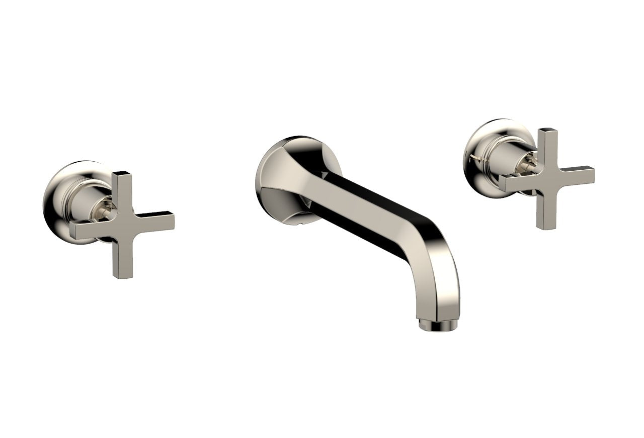 HEX MODERN Wall Tub Set - Cross Handles 501-56