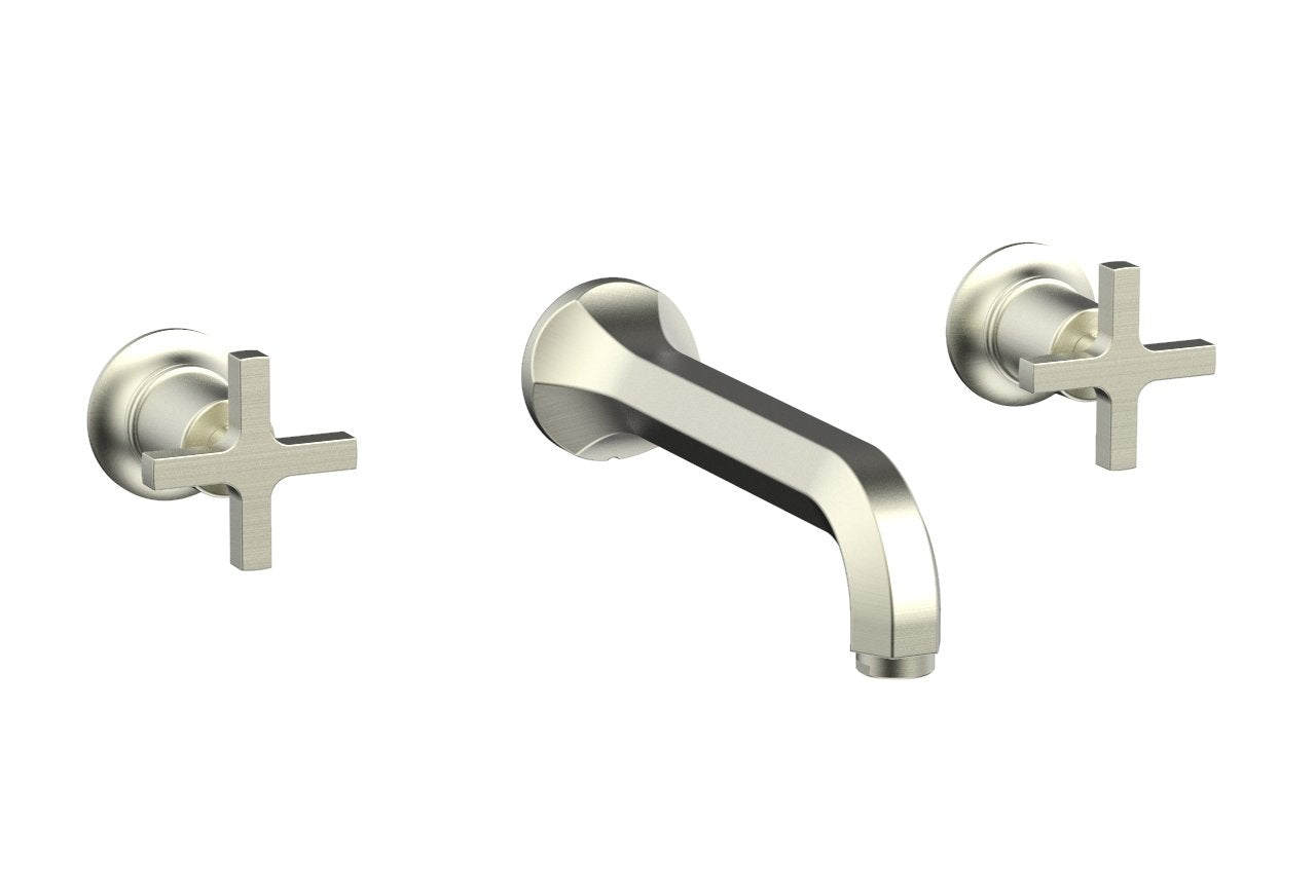 HEX MODERN Wall Tub Set - Cross Handles 501-56