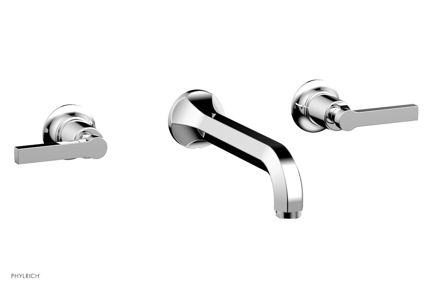 HEX MODERN Wall Tub Set - Lever Handles 501-57