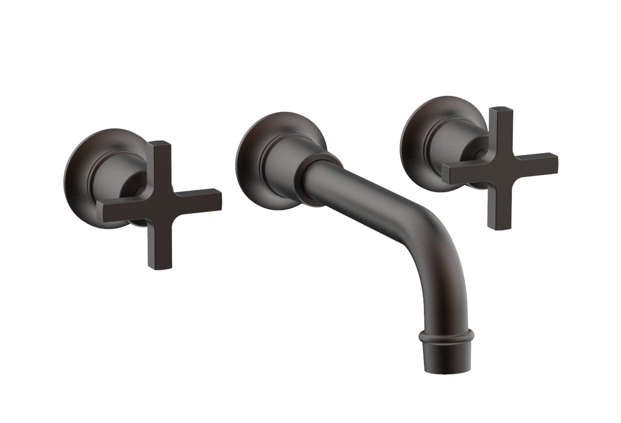 HEX MODERN Wall Tub Set - Cross Handles 501-58
