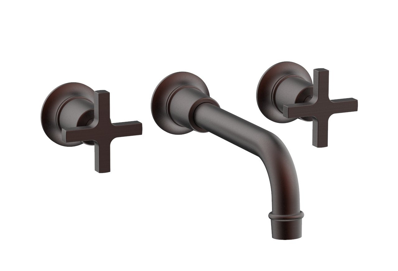 HEX MODERN Wall Tub Set - Cross Handles 501-58