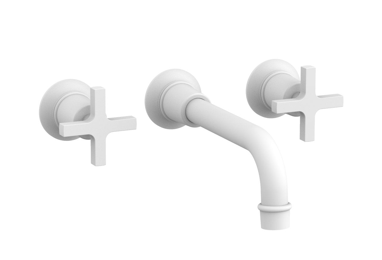 HEX MODERN Wall Tub Set - Cross Handles 501-58