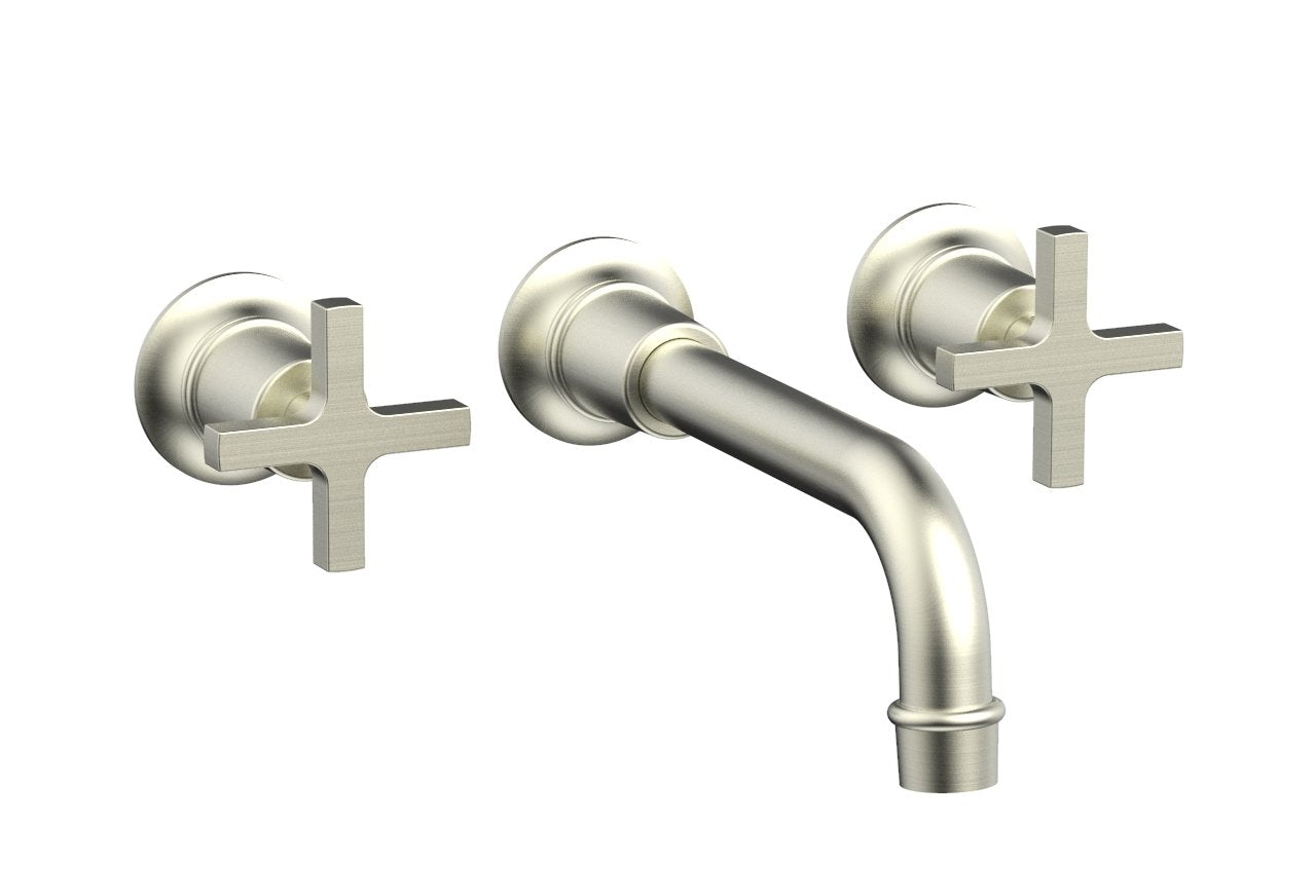 HEX MODERN Wall Tub Set - Cross Handles 501-58
