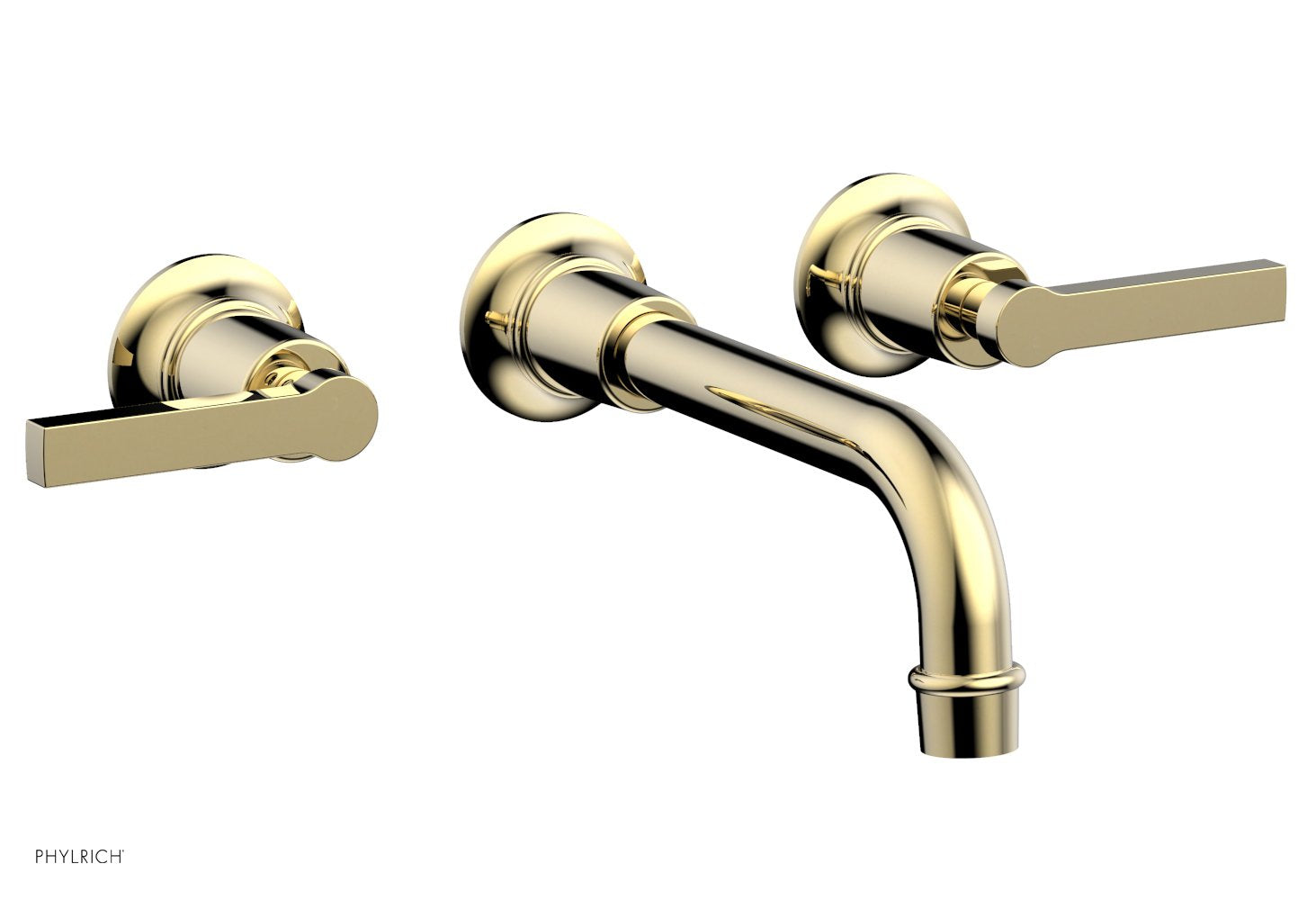 HEX MODERN Wall Tub Set - Lever Handles 501-59