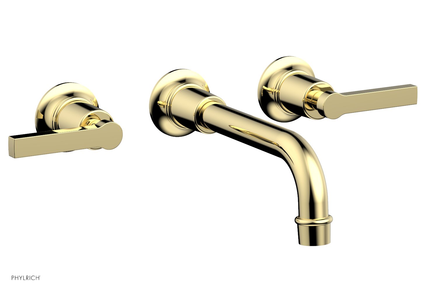 HEX MODERN Wall Tub Set - Lever Handles 501-59