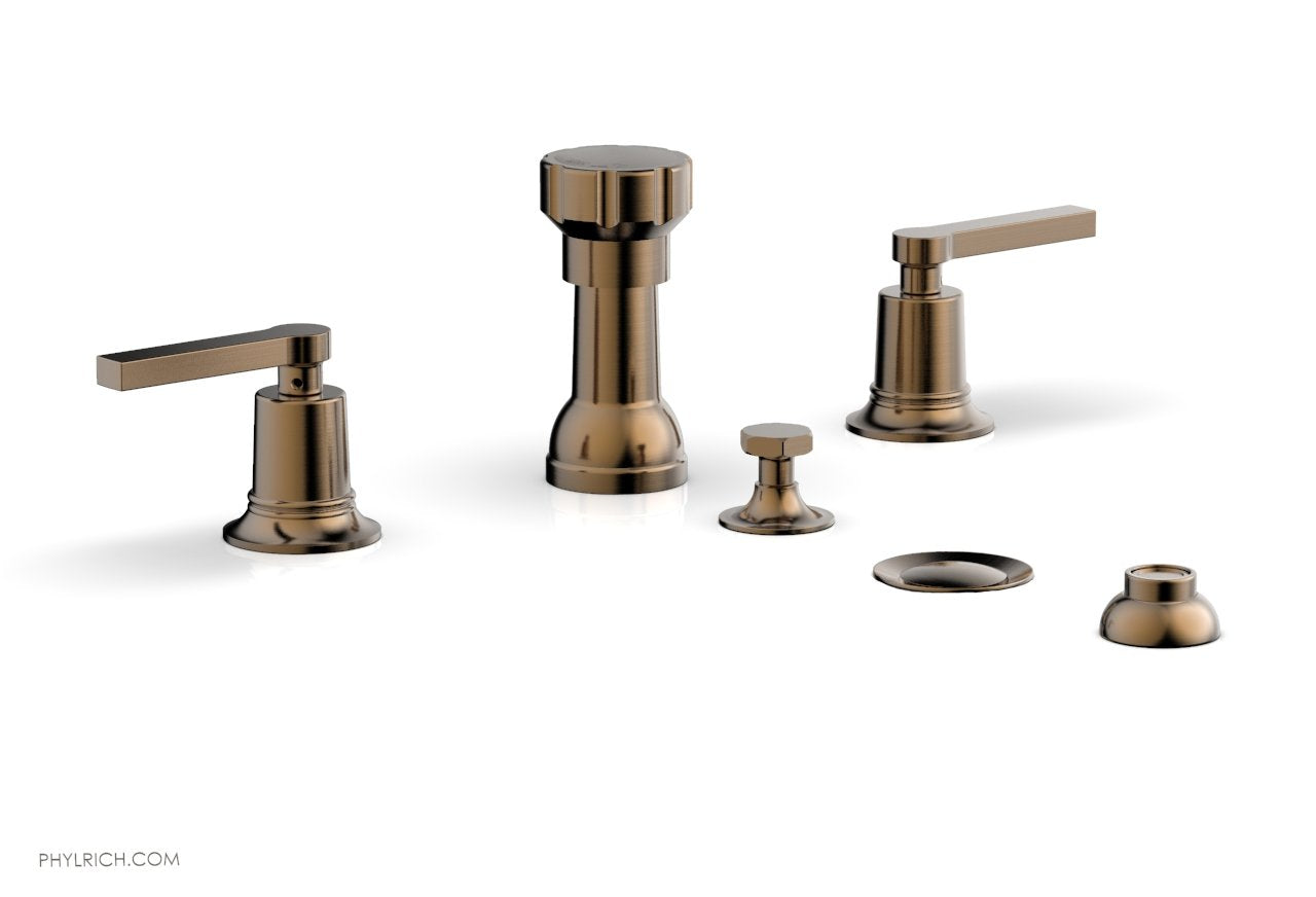 HEX MODERN Four Hole Bidet Set - Lever Handles 501-61