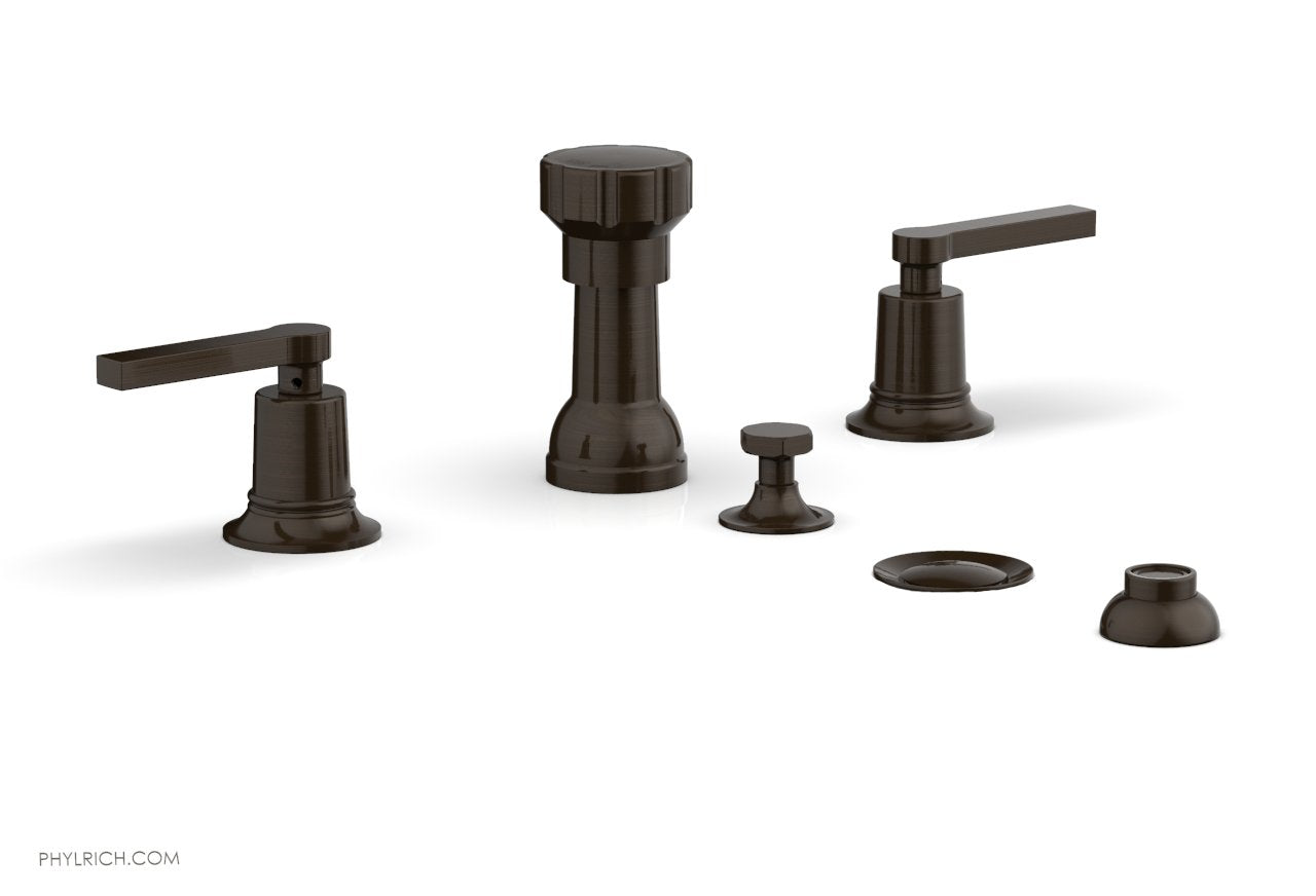 HEX MODERN Four Hole Bidet Set - Lever Handles 501-61