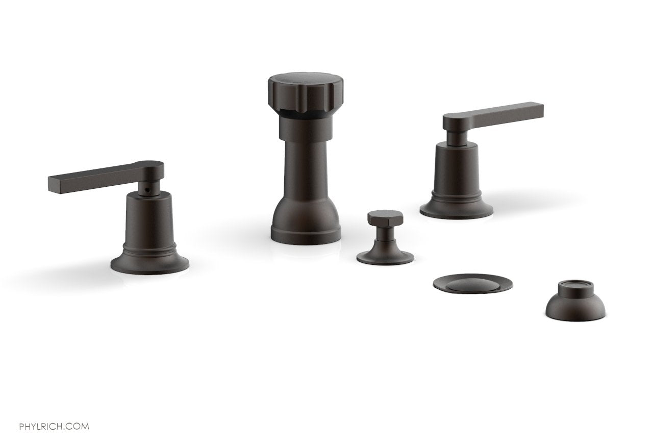 HEX MODERN Four Hole Bidet Set - Lever Handles 501-61