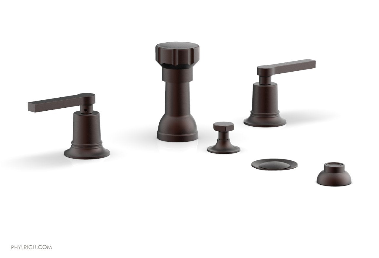 HEX MODERN Four Hole Bidet Set - Lever Handles 501-61