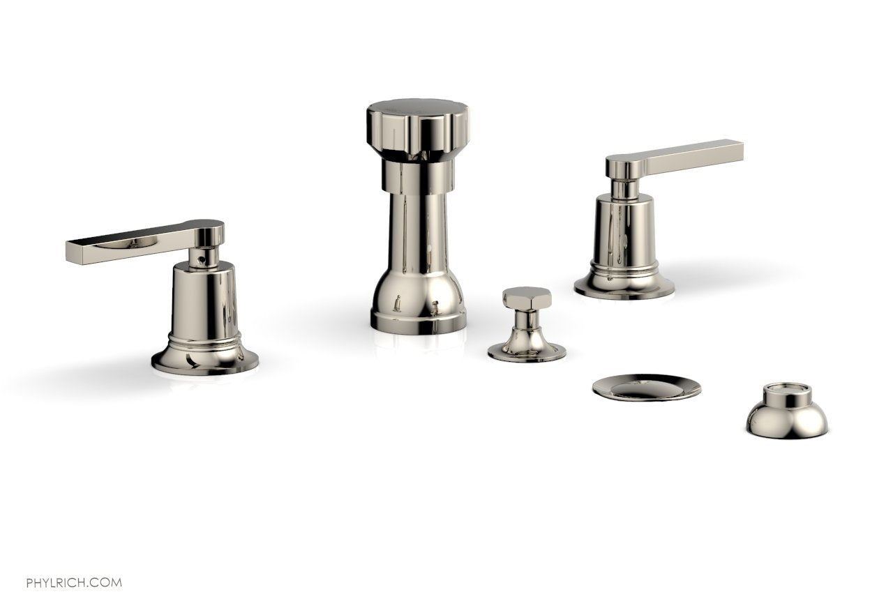 HEX MODERN Four Hole Bidet Set - Lever Handles 501-61