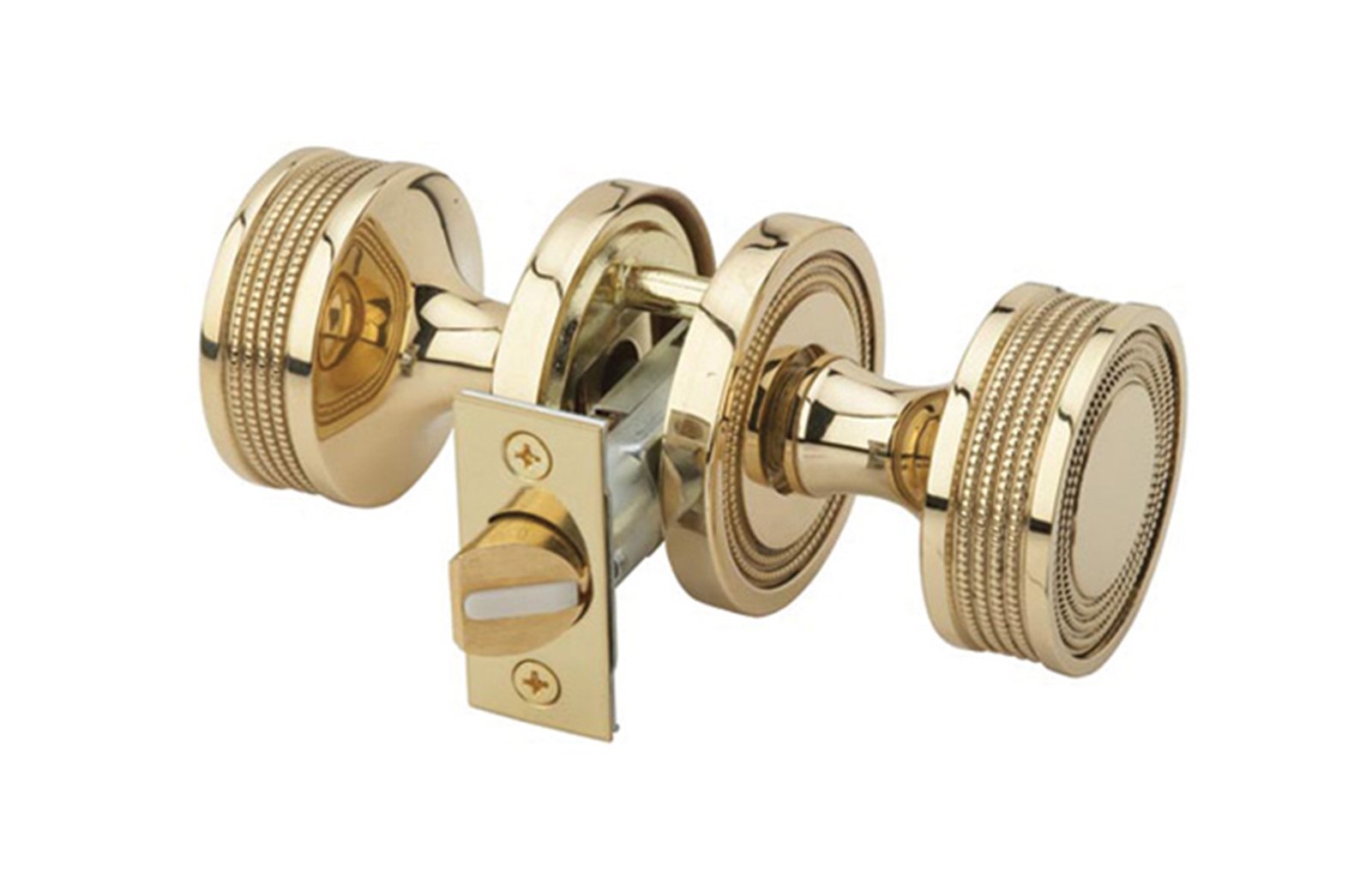 Door Lock Knob Passage Antique Brass