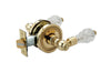 CUT CRYSTAL Door Lever Passage Set 5052