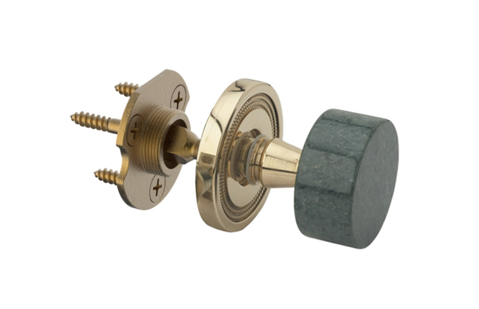 GREEN MARBLE Door Knob - Half Dummy 5091