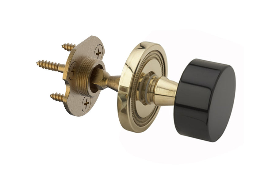 FRIENZE BLACK ONYX Door Knob - Half Dummy 5141