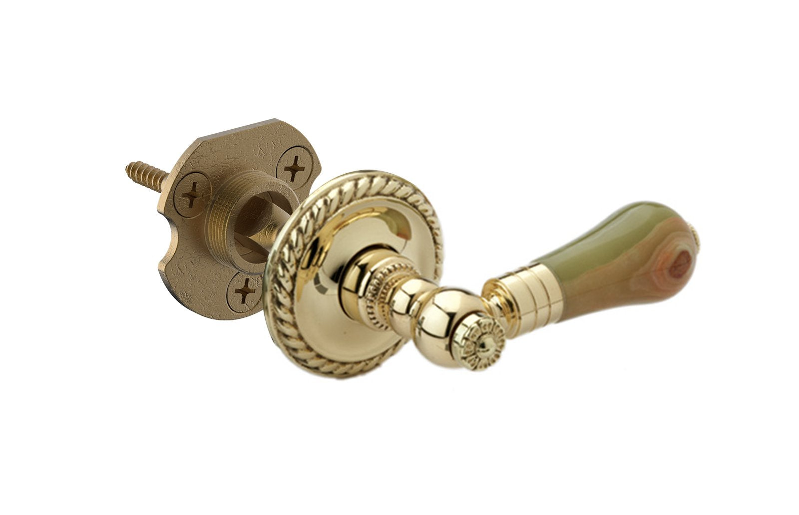 PAKISTAN GREEN ONYX Door Lever - Half Dummy 5191