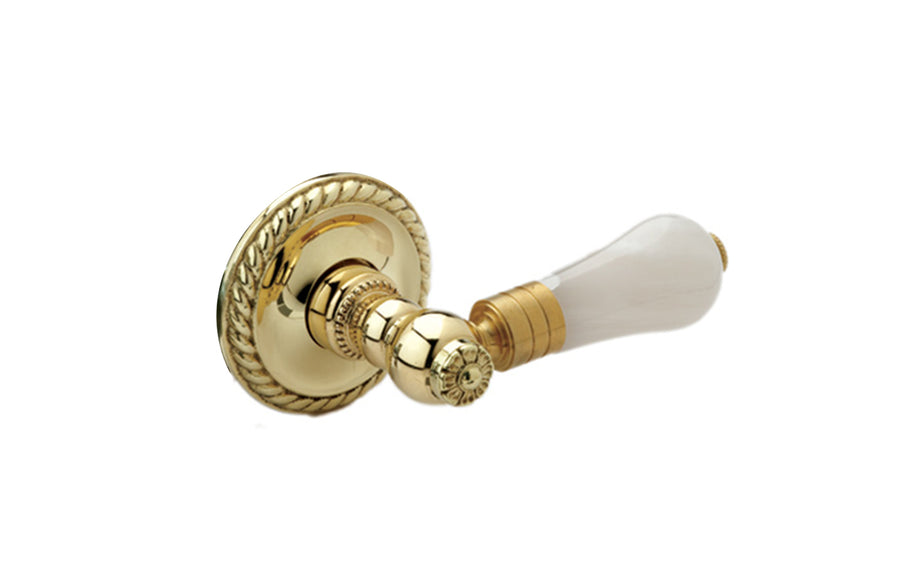 PERSIAN PINK ONYX Door Lever & Rose 5220