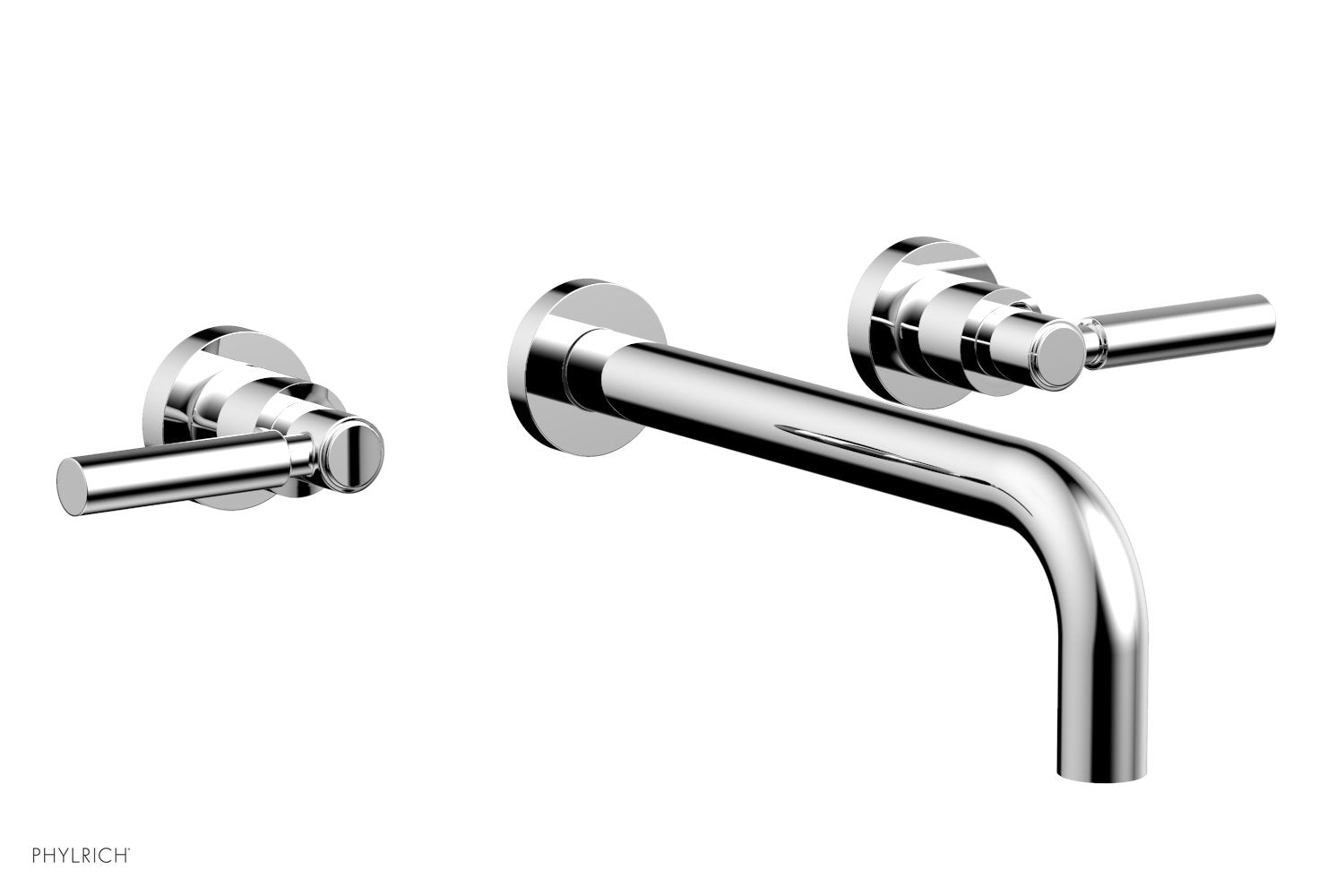 Basic Wall Tub Set 10" Spout - Lever Handles D1130-10