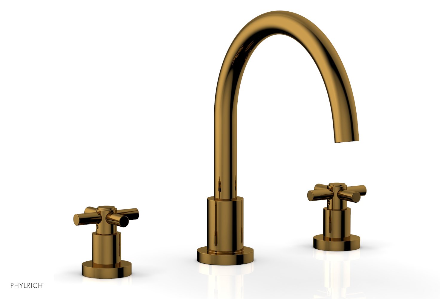 BASIC Deck Tub Set - Tubular Cross Handles D1134C