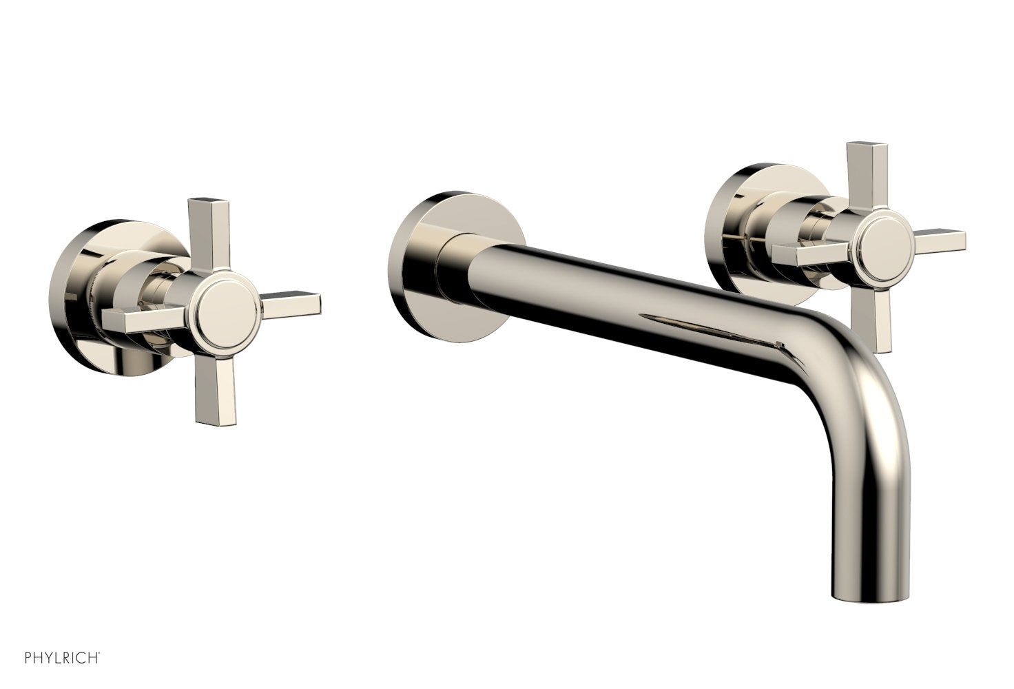 Basic Wall Tub Set 10" Spout - Blade Cross Handles D1137-10