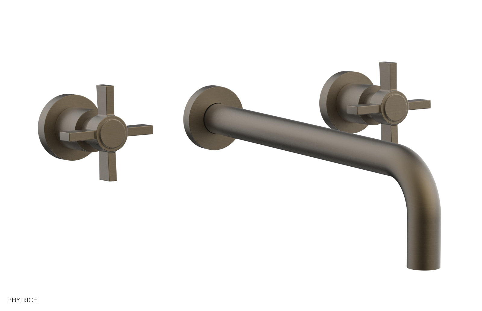 Basic Wall Tub Set 12" Spout - Blade Cross Handles D1137-12