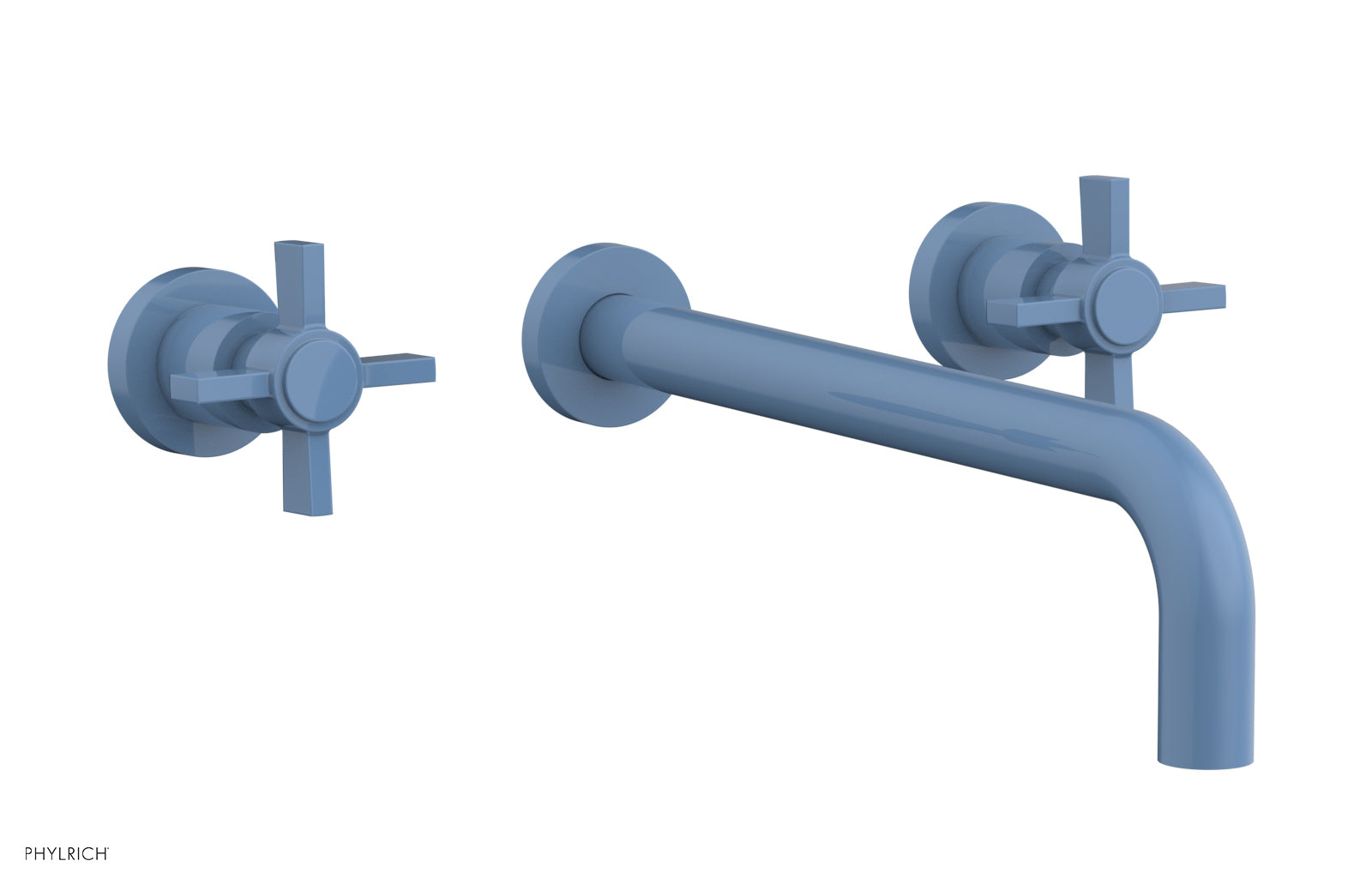 Basic Wall Tub Set 12" Spout - Blade Cross Handles D1137-12