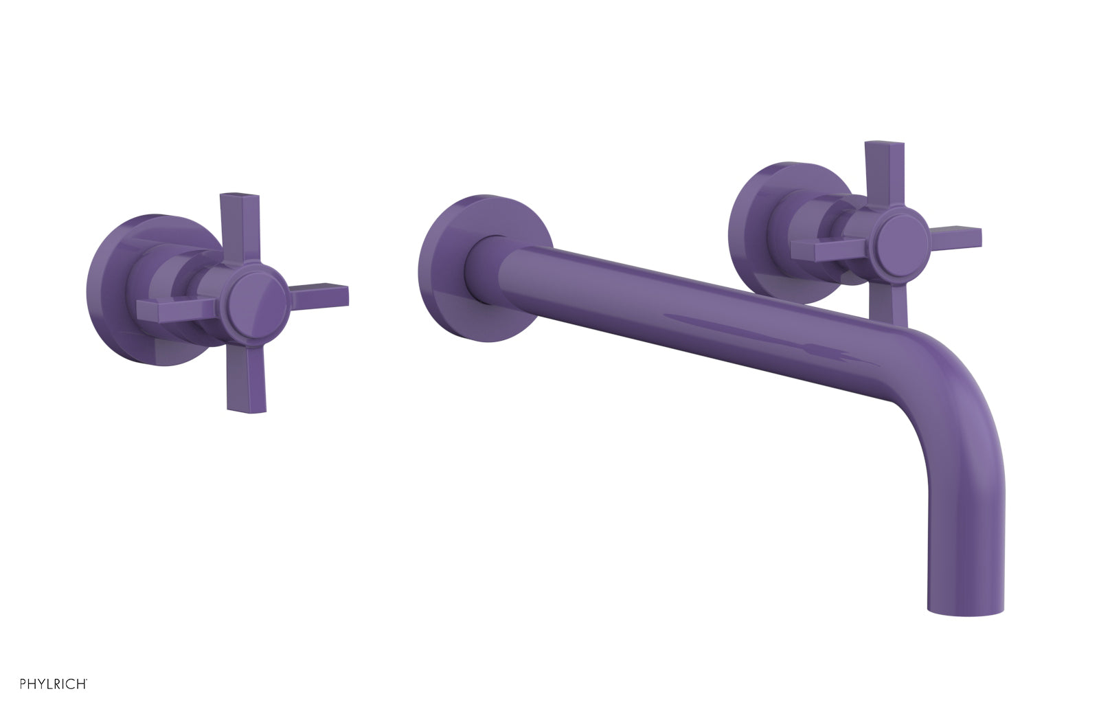 Basic Wall Tub Set 12" Spout - Blade Cross Handles D1137-12