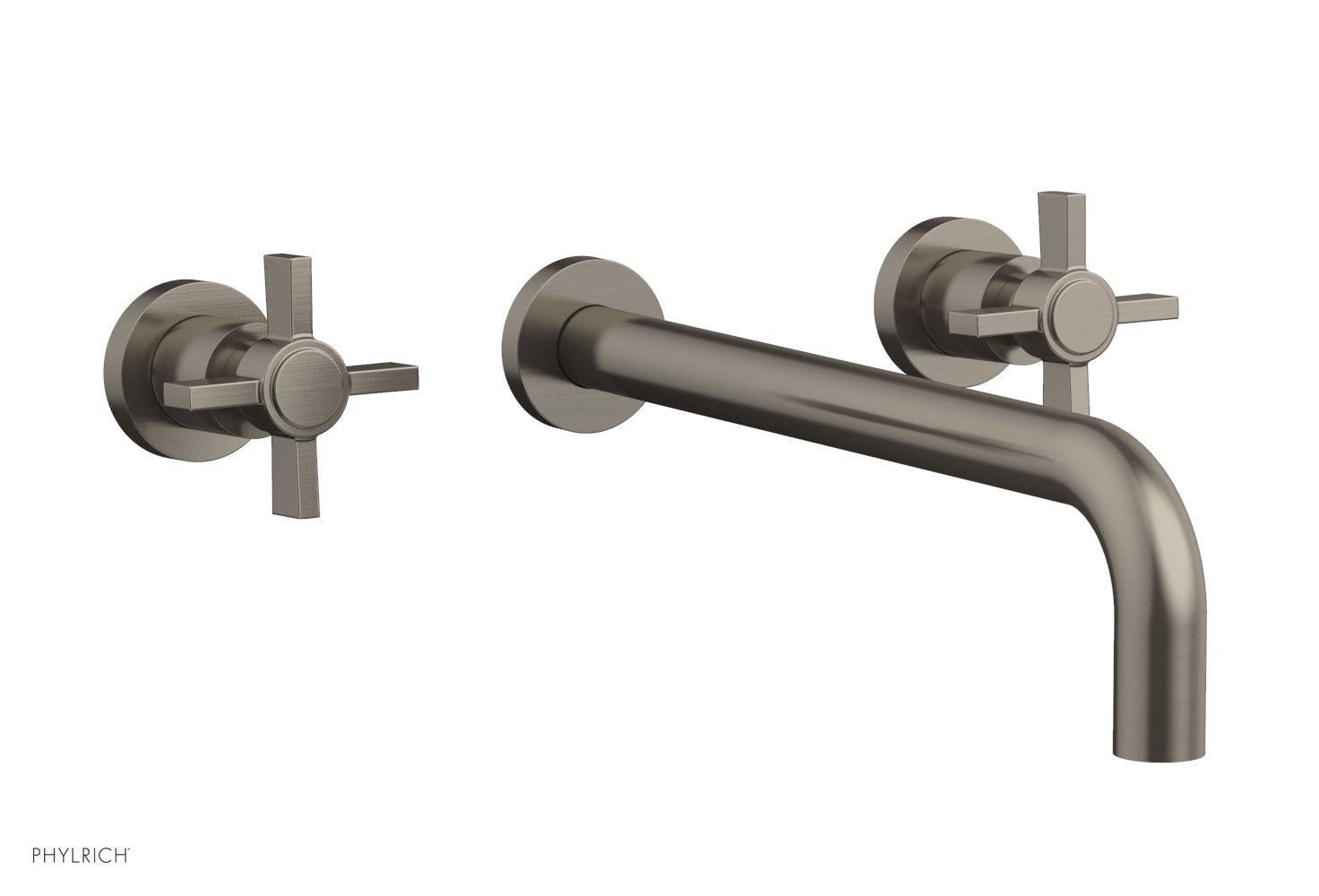 Basic Wall Tub Set 12" Spout - Blade Cross Handles D1137-12