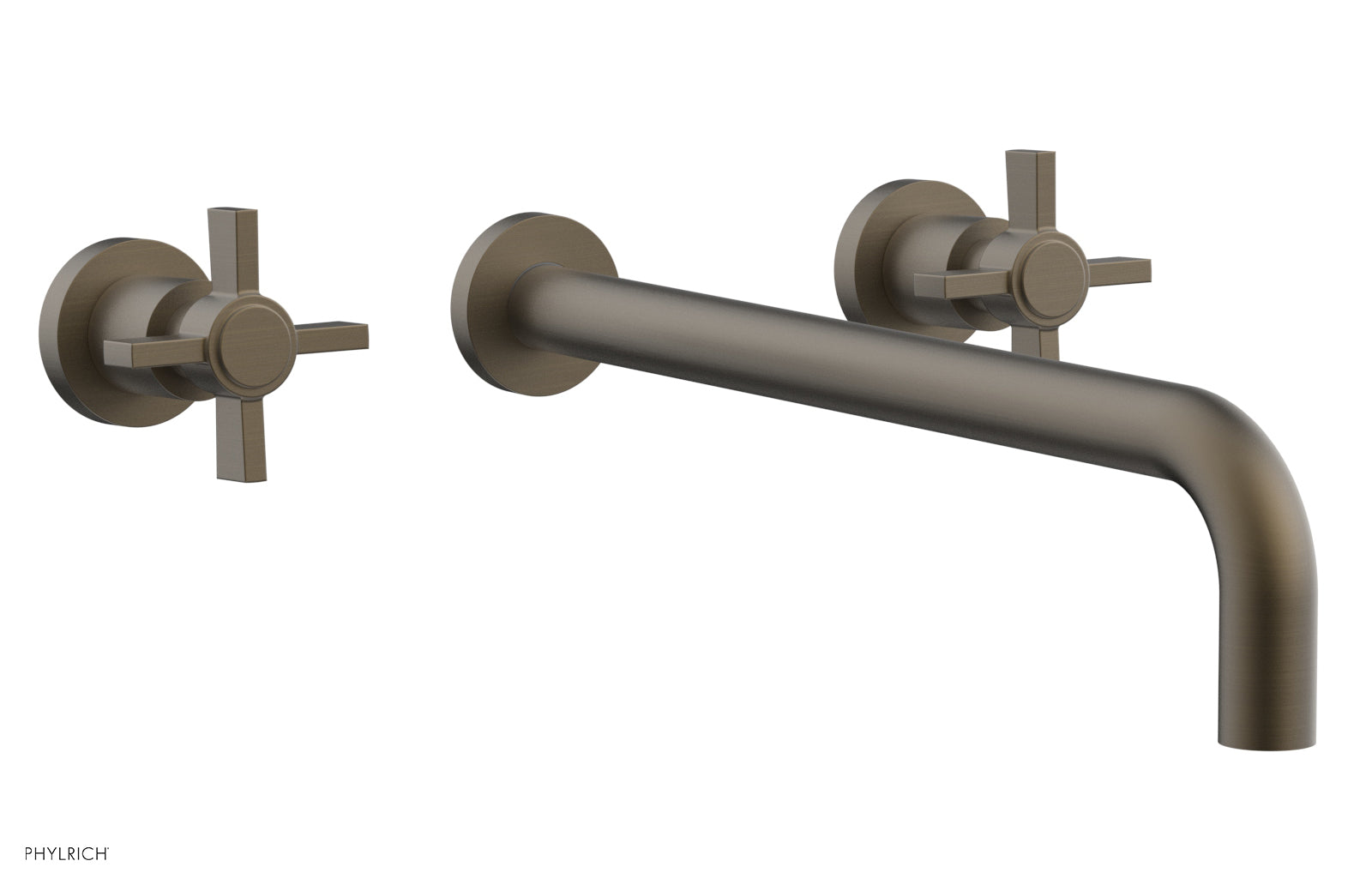 Basic Wall Tub Set 14" Spout - Blade Cross Handles D1137-14