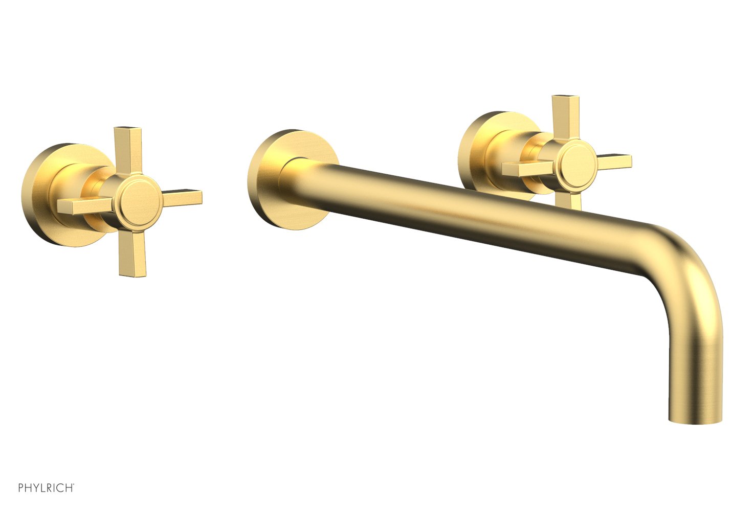 Basic Wall Tub Set 14" Spout - Blade Cross Handles D1137-14