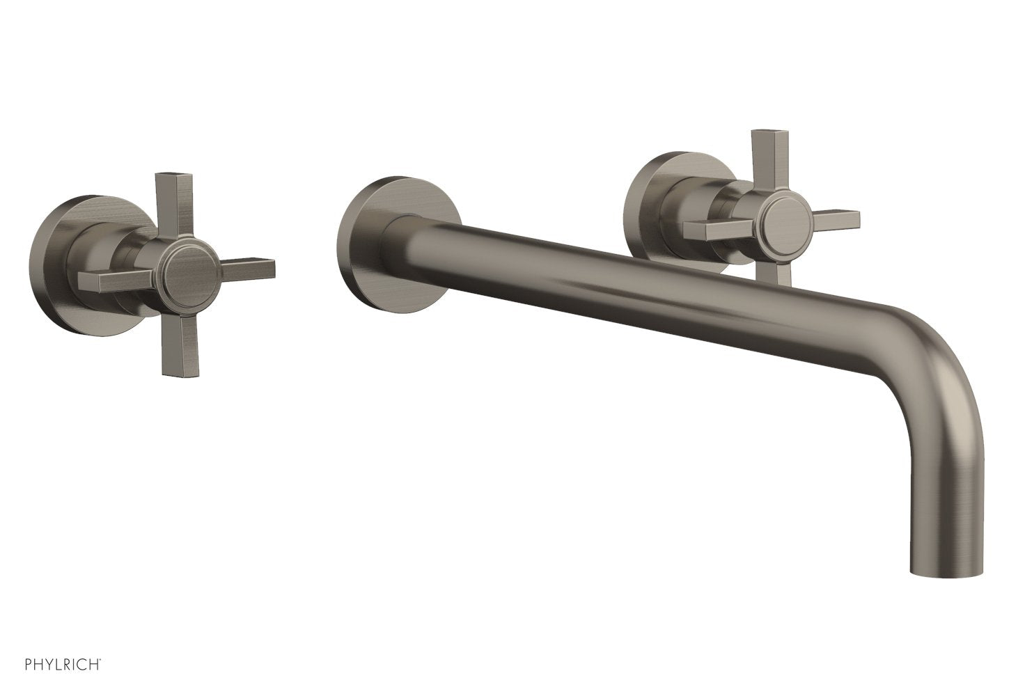 Basic Wall Tub Set 14" Spout - Blade Cross Handles D1137-14