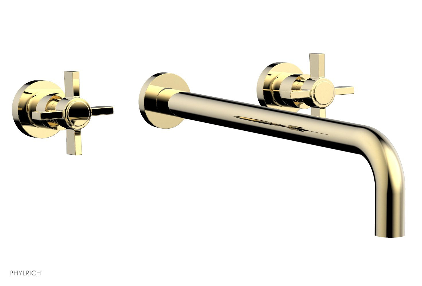 Basic Wall Tub Set 14" Spout - Blade Cross Handles D1137-14