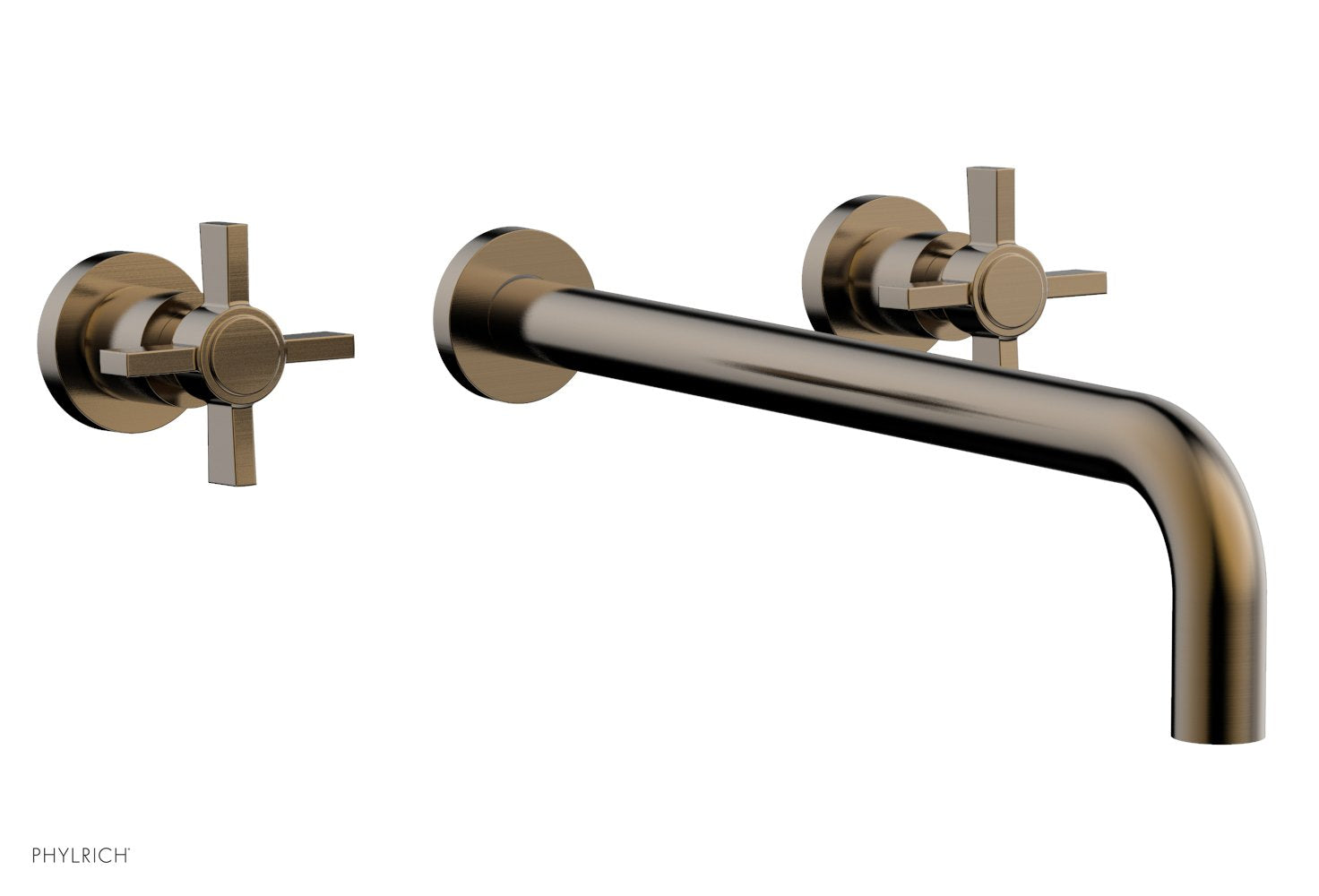 Basic Wall Tub Set 14" Spout - Blade Cross Handles D1137-14