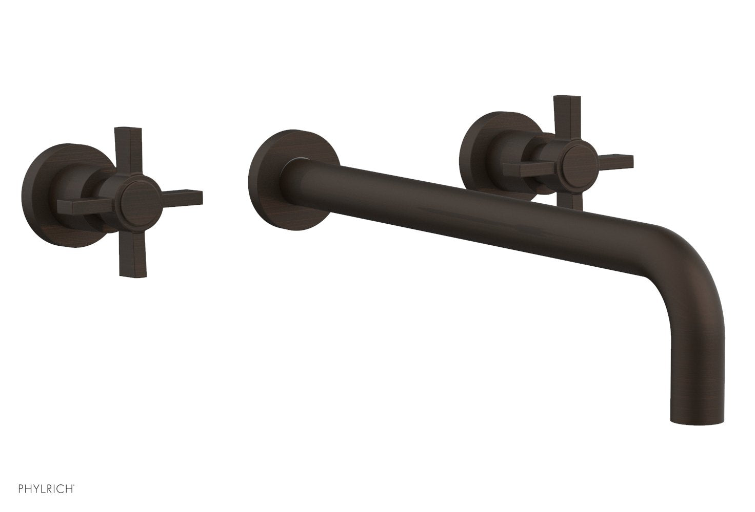 Basic Wall Tub Set 14" Spout - Blade Cross Handles D1137-14