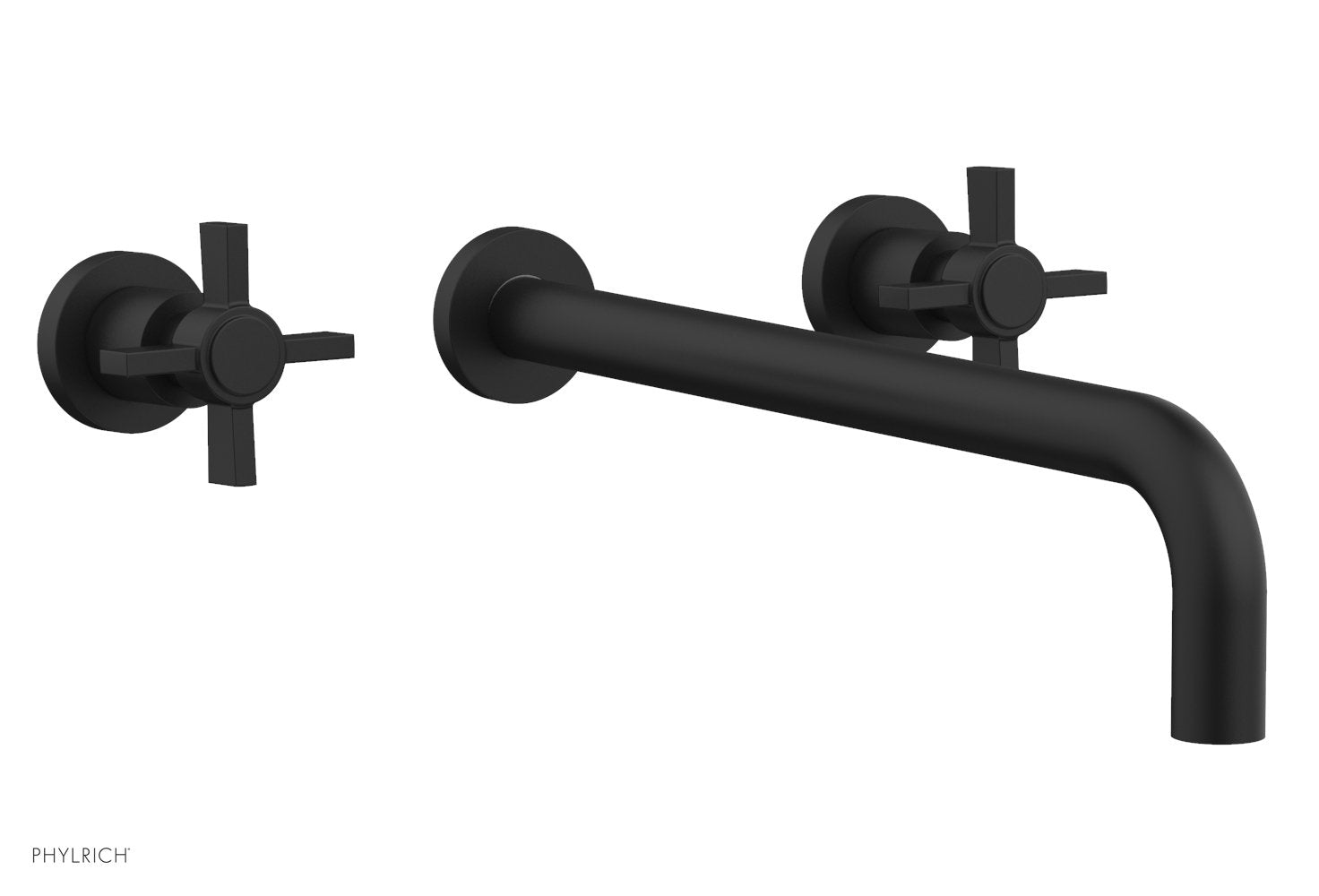 Basic Wall Tub Set 14" Spout - Blade Cross Handles D1137-14