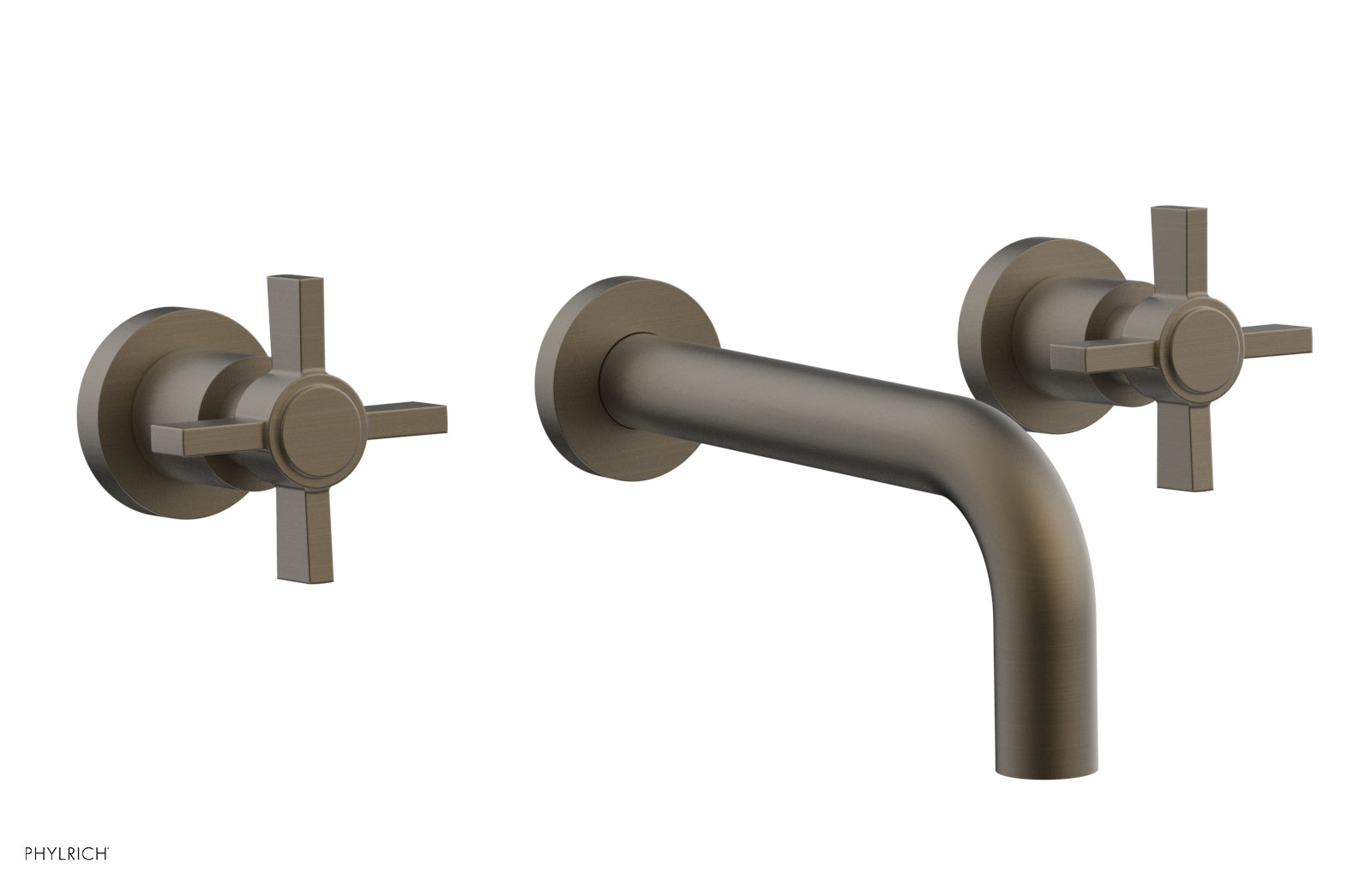 Basic Wall Tub Set - Blade Cross Handles D1137