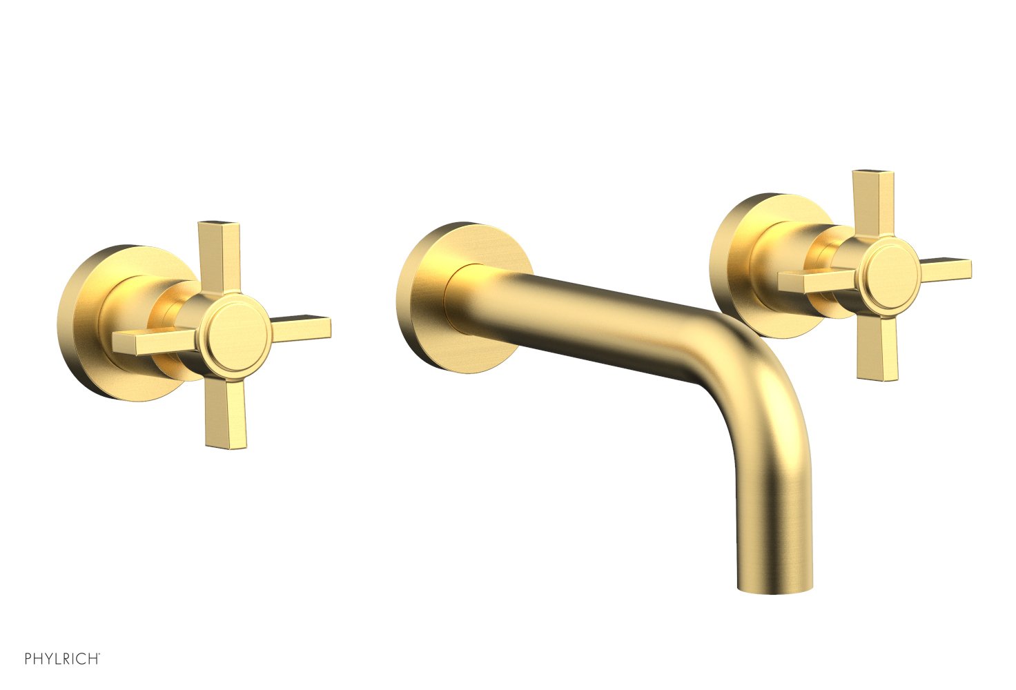 Basic Wall Tub Set - Blade Cross Handles D1137