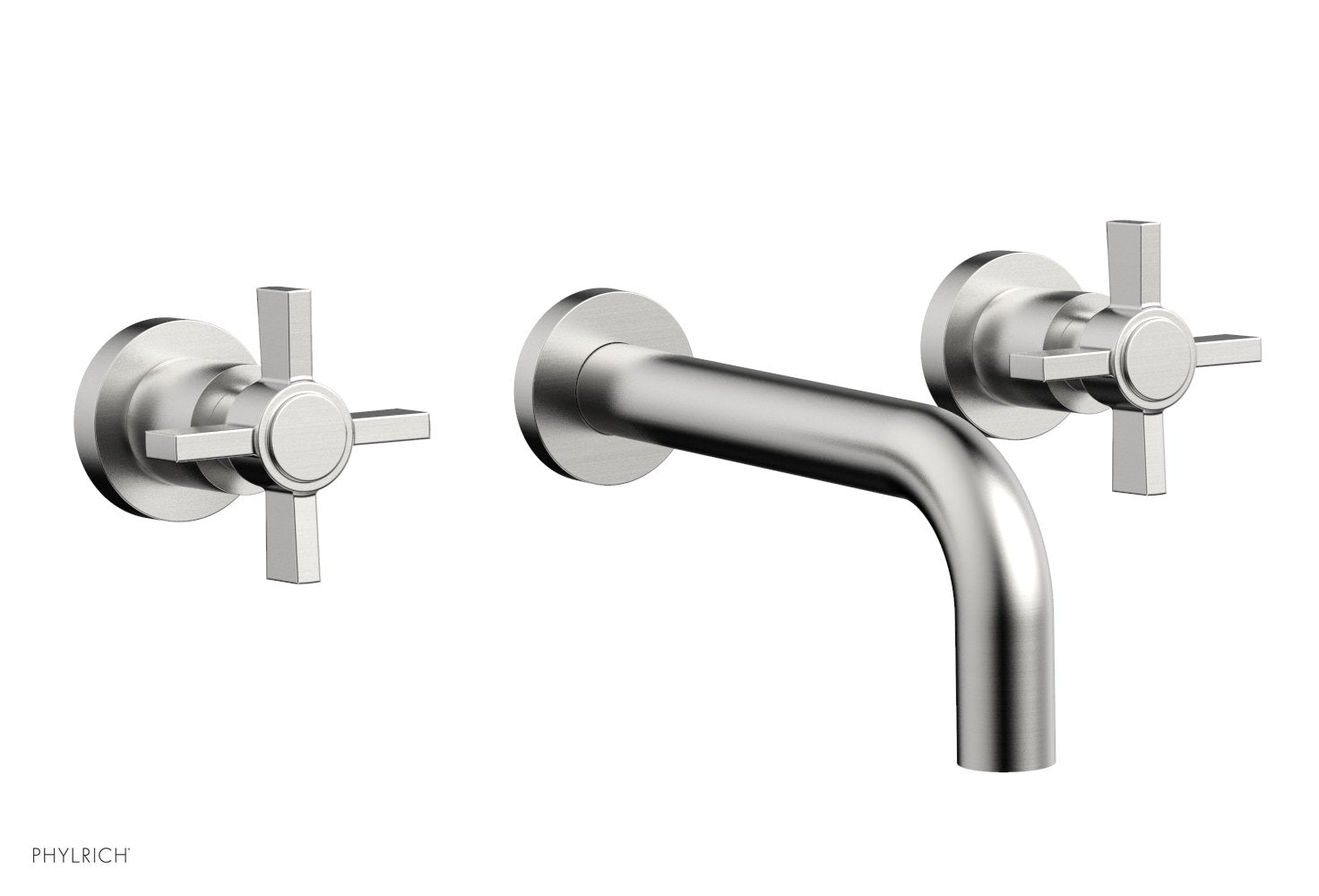 Basic Wall Tub Set - Blade Cross Handles D1137